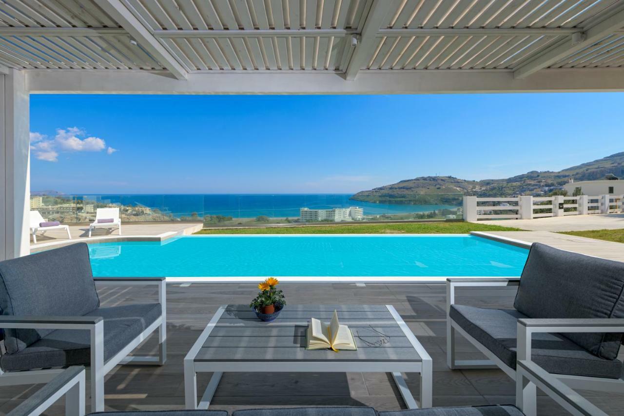 Villa Nissos Líndos Exterior foto